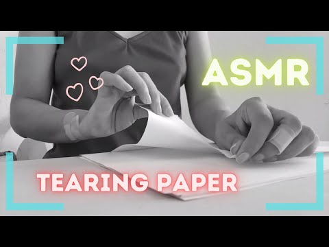 Paper Paradise ASMR Tearing Paper 📜 NO TALK 💓 SLAVE ASMR 📜 Sleep ASMR