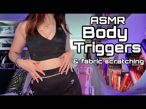 ASMR body triggers and fabric scratching 😴✨