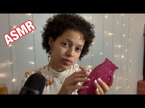 ASMR| TINGLY GLASS TAPPING💤 (with acrylic nails)