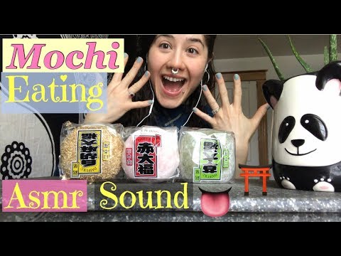 Soft chewy eating ASMR sound/ Red Bean Mochi/ NO Talking🙊