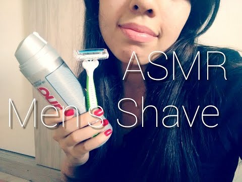 ASMR 👨❤ Men's Shave Roleplay , Roleplay de Namorada II fazendo a barba