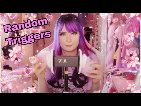 ASMR - Random Triggers //brushing /tapping /spoolie/eating/kisses/scratching | Lealolly