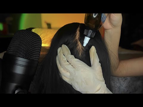 ASMR Mom Checks Your Hair For Lice (Oiling Scalp, Combing, Massage)