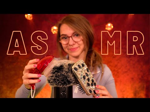 ASMR 1 HOUR Brushing Mic with Various Objects for Sleep - NO TALKING | Stardust ASMR