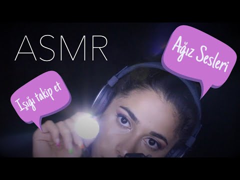 ASMR / Follow the light&my finger / LOTS OF MOUTH SOUNDS