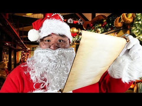 ASMR Santa Checks His Christmas List 🎅🏽 - Reading 100 ASMRtist's Names