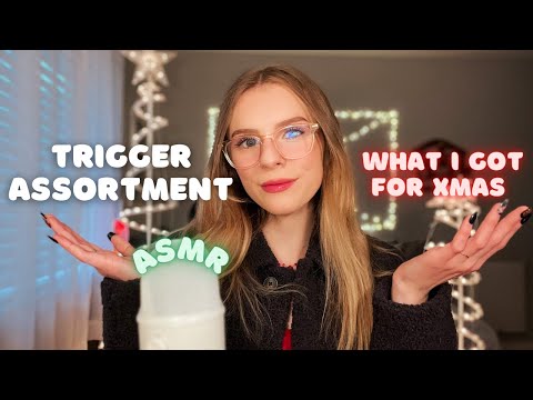 ASMR | Fast & Aggressive Triggers (what I got for Xmas) Tapping & Scratching + Mic Triggers