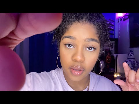 ASMR- Plucking Your Negative Energy + Positive Affirmation 😴💓(MOUTH SOUNDS, HAND MOVEMENTS) ✨