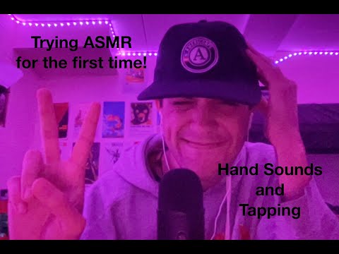 trying ASMR for the first time! (hand sounds and tapping) | Tí