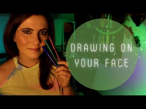 ASMR 🎨 Spring Drawing On Your Face ^.^ Relax and Sleep