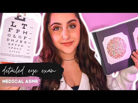 ASMR | DETAILED Eye Exam with New Props and Light Triggers