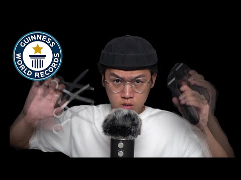 ASMR Fastest Haircut that you can ACTUALLY FEEL...[WORLD RECORD]