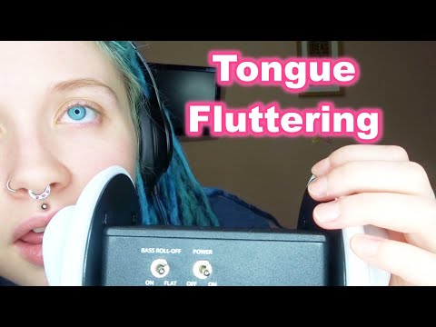 ASMR Binaural Tongue Fluttering | Tongue Sounds