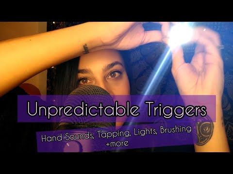 ASMR Fast Aggressive Suddenly Starting & Stopping Triggers (tapping, water, hand sounds +more)