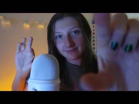 ASMR plucking away negativity and positive affirmations