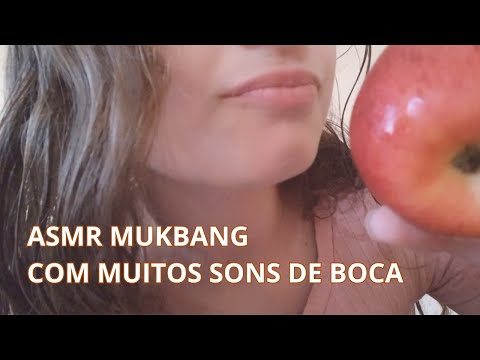 ASMR COMENDO Sons de Mastigação | MUKBANG | ASMR Eating ♥ Camila ASMR