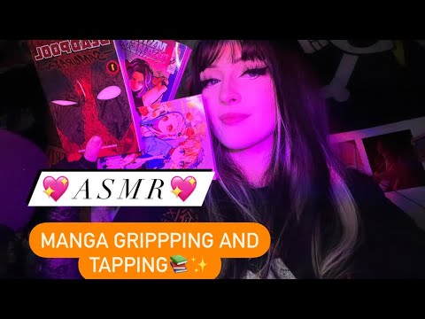 ASMR// manga and comic haul( whispering,manga/book/comic gripping, and tapping )📚✨🎙