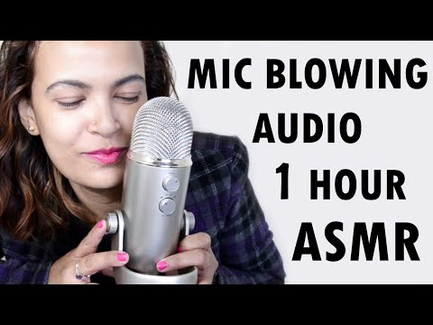 ASMR MIC BLOWING (audio) ~ 1 Hour of relaxation