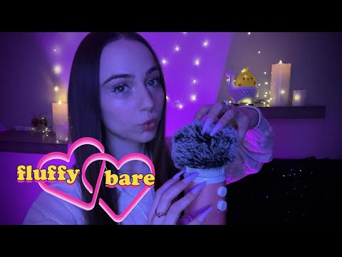 ASMR Fluffy Hybrid Mic Scratching ☆💆‍♀️ 2 textures for complete tingles 💆‍♀️☆