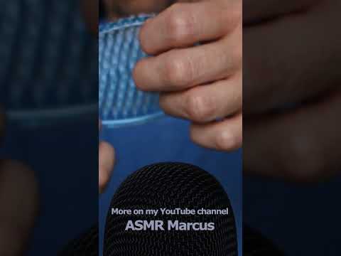 ASMR Tapping the back of a plastic brush #short