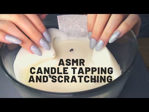 ASMR CANDLE TAPPING AND SCRATCHING (No talking)