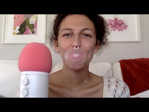 ASMR ~ pure GUM sounds (chewing, popping, etc.) for 20 MIN STRAIGHT (NO talking) 🌸