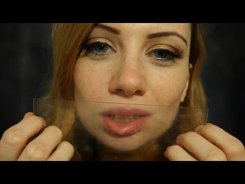 ASMR-  Kissing you into the New Year with Sticky Squishy Glass Kisses