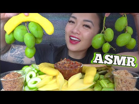ASMR SOUR FRUITS (SATISFYING CRUNCHY EATING SOUNDS) NO TALKING | SAS-ASMR
