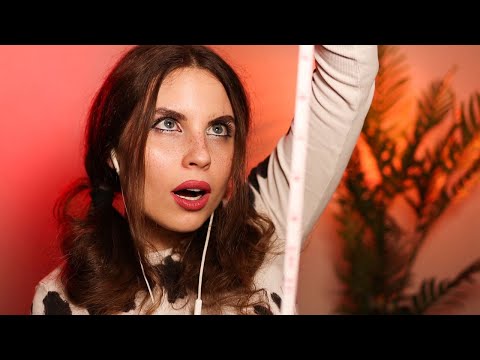 ASMR Measuring You💖 Personal Attention,Rambling,Whisper,Writing Sounds,Different Tools