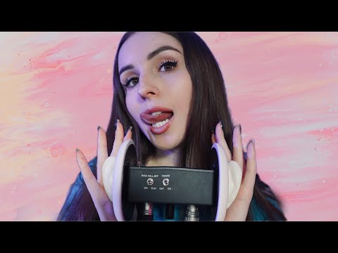 ASMR EAR LICKING, MOUTH SOUNDS, LENS KISSES | MICRO SCRATCHING, FACE BRUSHING