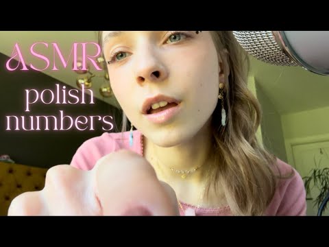 ASMR • polish numbers lesson ✨🔢 (soft spoken)