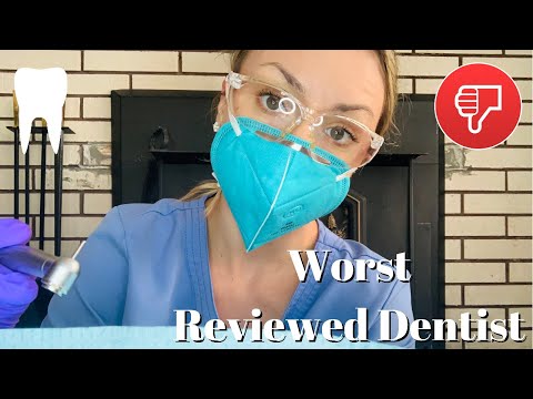 Worst Reviewed Dentist ASMR Roleplay | Dentist Cavity Filling ASMR | Dental Roleplay ASMR | Whisper