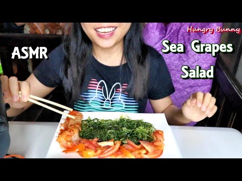 Eating Sea Grapes | Umibudo| Green Caviar Mukbang ASMR