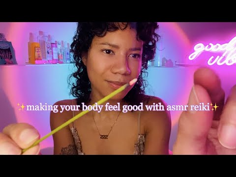 Plucking Your Pain Away 🧚🏽‍♀️ | ASMR Reiki for Physical Body Pain | Energy Massage, Hand Movements