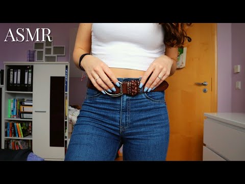 ASMR | Fast and Aggressive Fabric Scratching (with Belt Tapping)