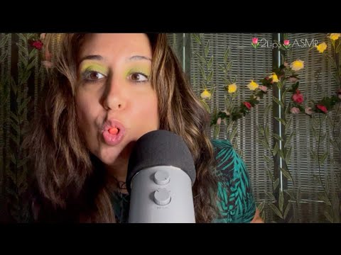 ASMR GUM Chewing while Whispering Positive Affirmations (that YOU Chose) deep in your ears