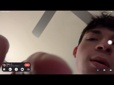 ASMR you facetime your boyfriend because you can't sleep