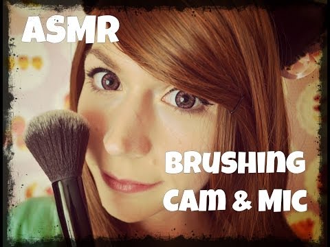 ASMR ♥ Brushing Cam & Mic ♥ Whispering ♥