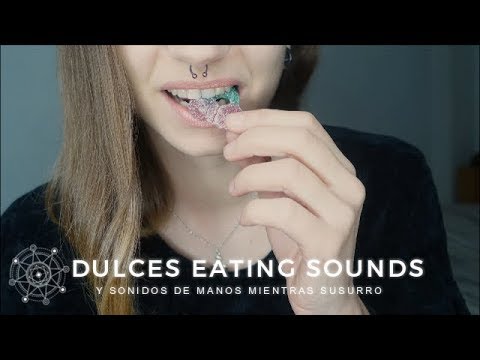 ASMR Dulces Eating Sounds 🍒🍬 + Hands Sounds 🙌