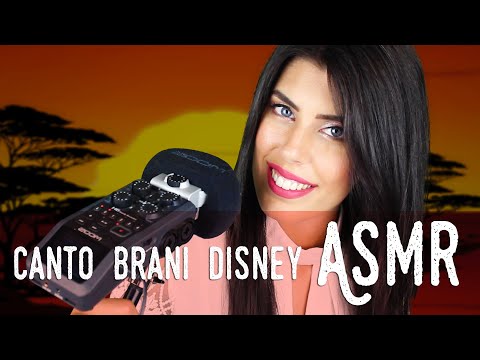 ASMR ita - 🎙 CANTO BRANI DISNEY per farti ADDORMENTARE (Whispering and Singing)