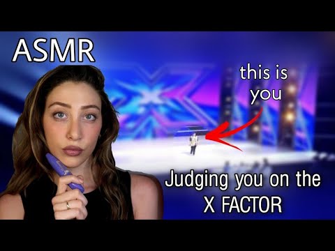 ASMR JUDGING YOU ON THE X FACTOR | ROLEPLAY
