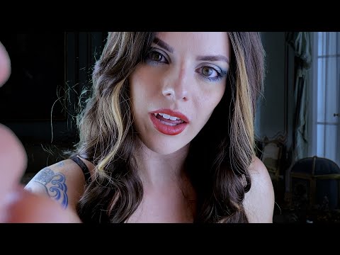 ASMR Vampire Finds You In Her Castle | Stress Pulling | Personal Attention | Feeding | Rain Sounds