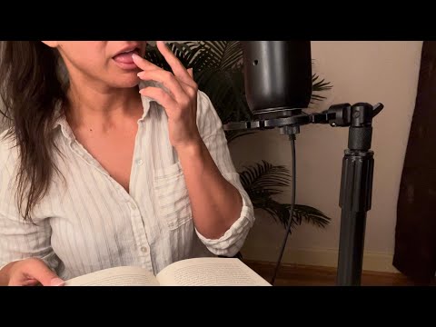 ASMR Slow Pace Page Turning 📔 w/ Finger Licking ( LOTS OF IT ) 😴😴😴