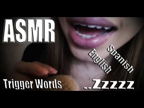 {ASMR} Trigger words | Spanish and English | Tapping