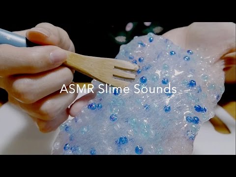 [囁き声-ASMR] スライムで遊ぶ音 #2 Slime Sounds, Whispering