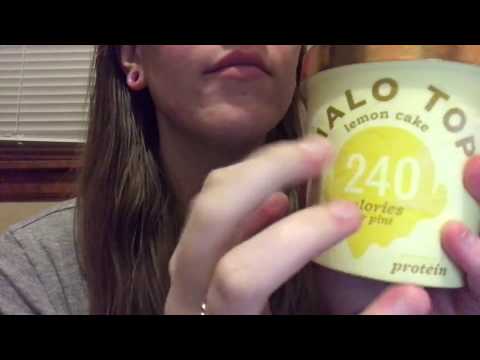 ASMR Eating Show: Halo Top Ice Cream & a Pep Talk