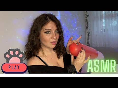 ASMR | Playing with Balloons 🎈🎈💋💜