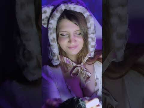 ASMR Tiger Girl fluffy microphone scratching, fabric sounds, aggressive robbing