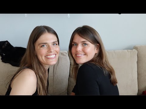 ASMR | Gentle hair play & hair brushing on fabric with my sister :)