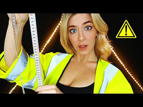 ASMR Measuring Your...DANGER LEVELS!? ⚠️ Head To Toe Measuring You